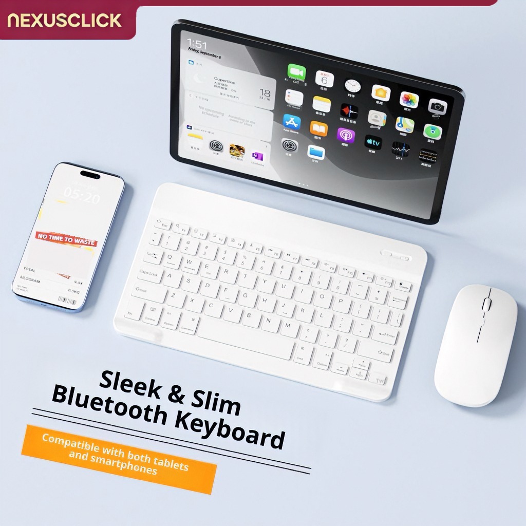 Pc Gaming Xiaomi - NexusClick Bluetooth Keyboard and Mouse For