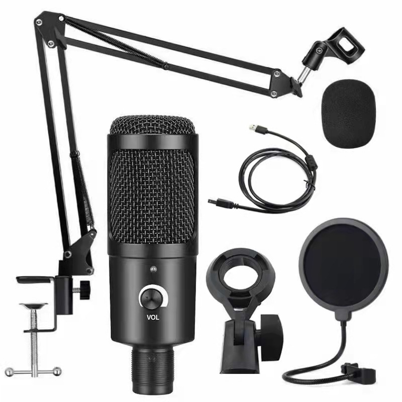Pc Gaming Youtubers - USB Condenser Microphone Recording Microphone with