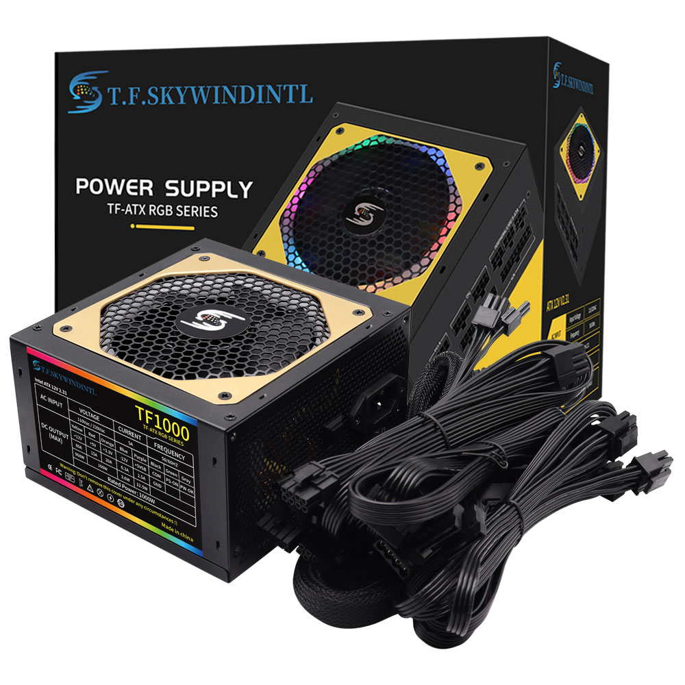 Pc Gaming Watt - T.F.SKYWINDINTL 1000W Rgb ATX 1000 WATT