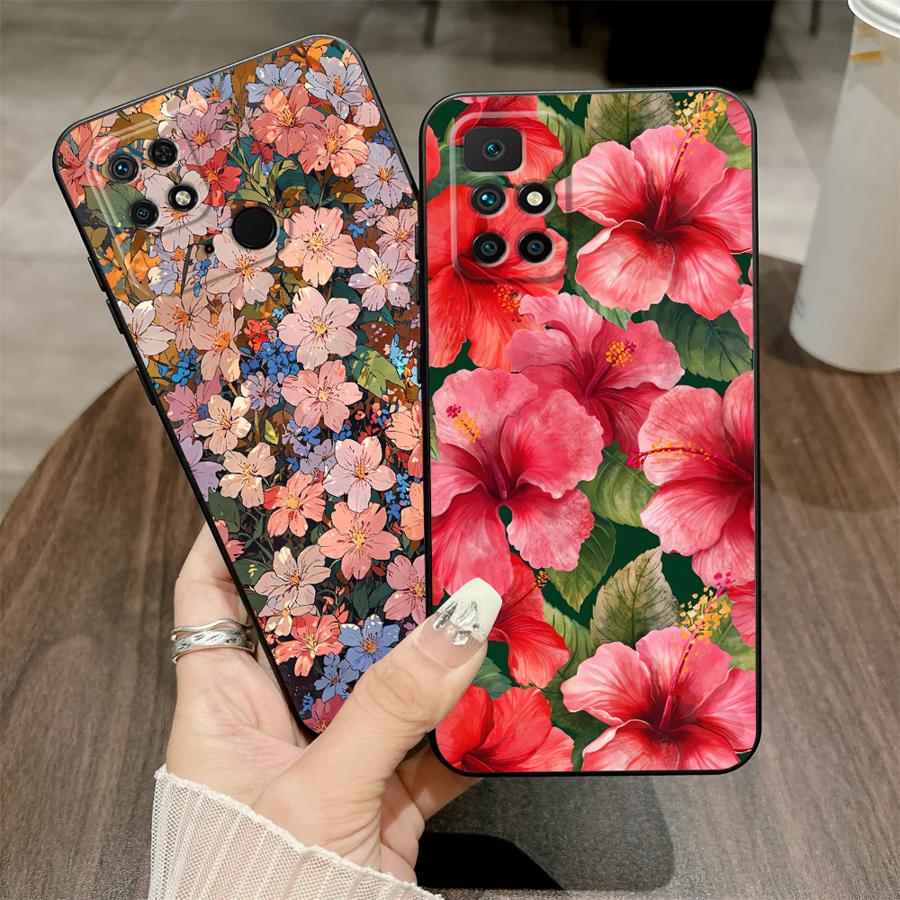 Pc Gaming Xiaomi - Pink Flower Case for Xiaomi Redmi