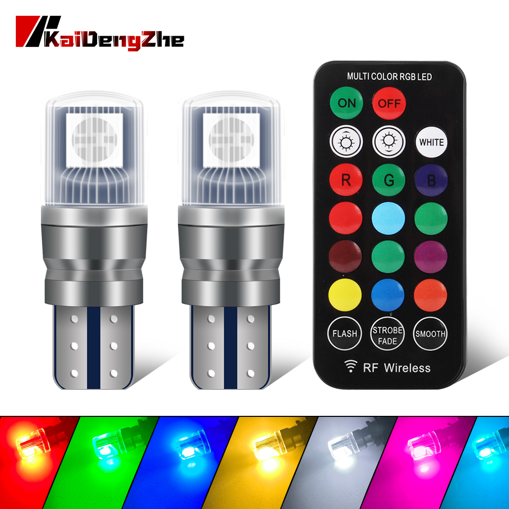 Rgb Light Strip - 2pcs T10 LED Lights For Car
