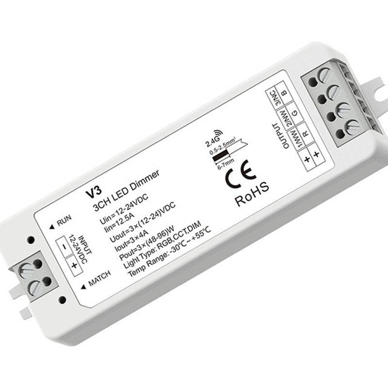 LED Controller 3-Channel V3 2. - Rgb Light Strip recension och pris
