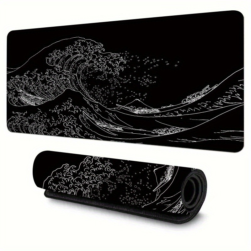 Black White The Great Wave Gam - Pc Gaming White recension och pris