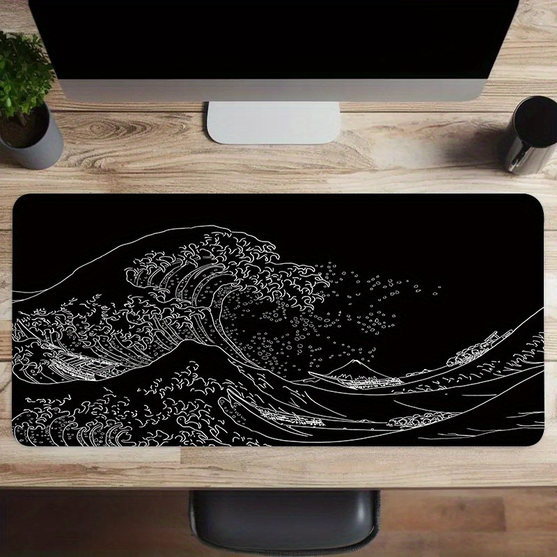 Black White The Great Wave Gam - Pc Gaming White recension och pris