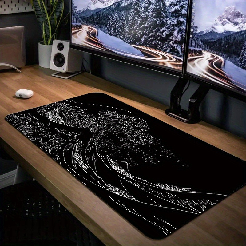 Black White The Great Wave Gam - Pc Gaming White recension och pris