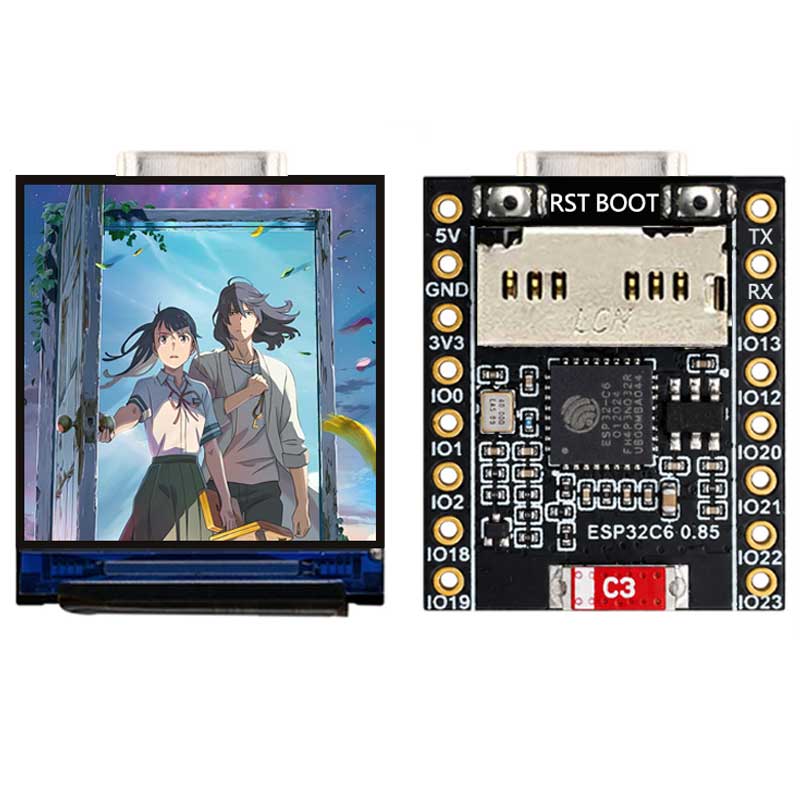ESP32 C6 0.85 Inch 128X128 IPS - Rgb Light Strip recension och pris