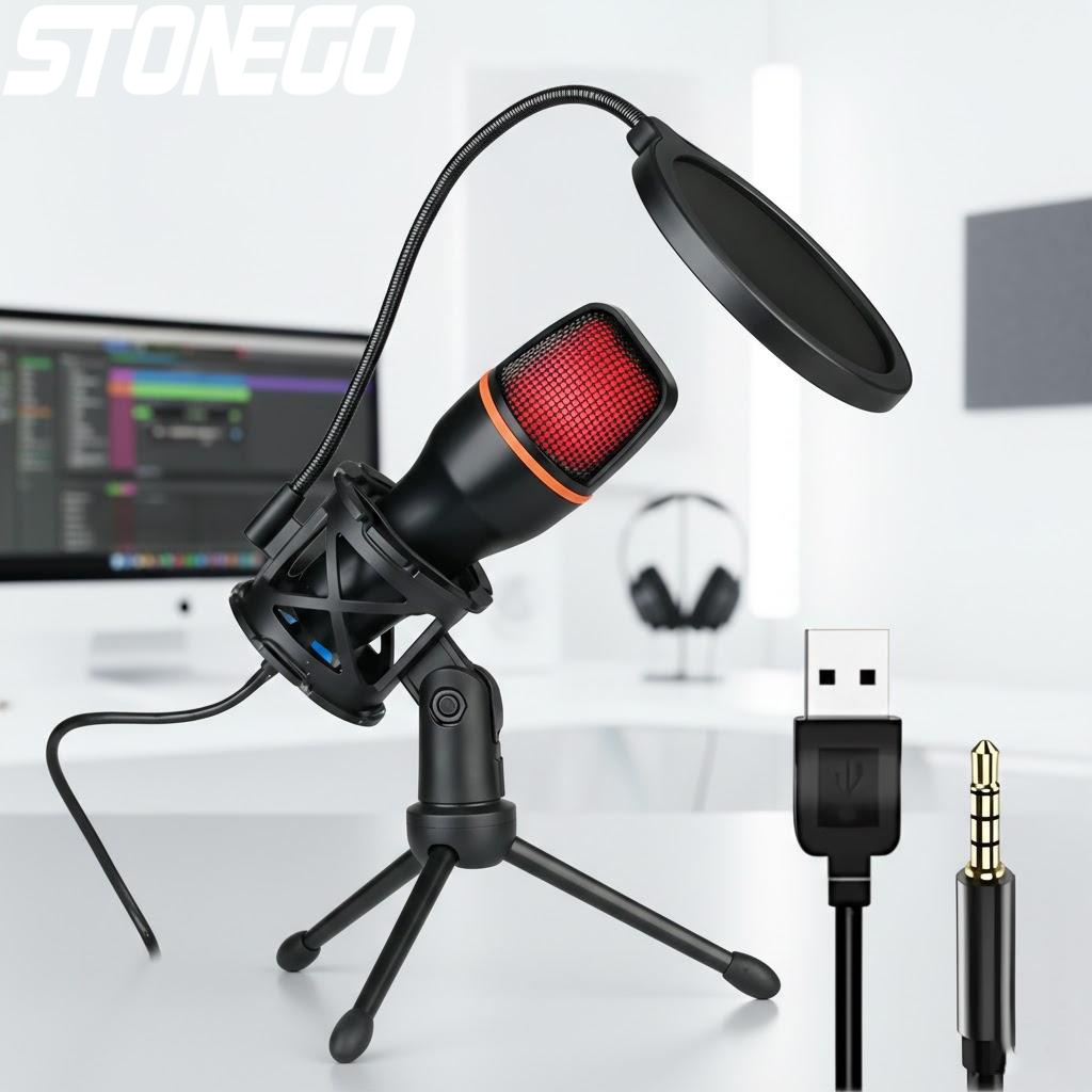 Professional USB Condenser Mic - Pc Gaming Youtubers recension och pris
