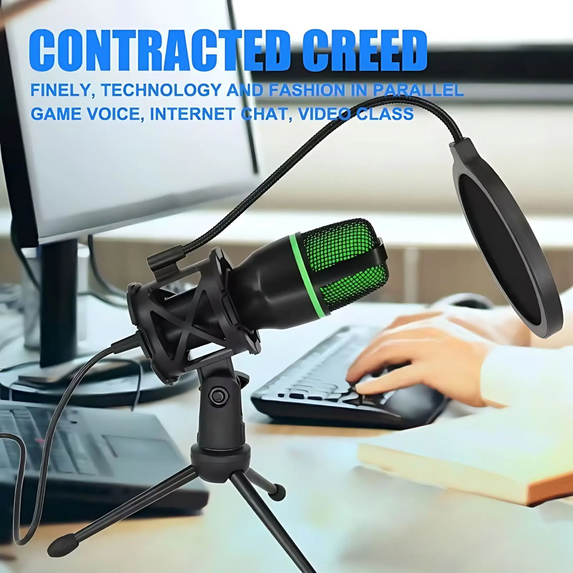 Professional USB Condenser Mic - Pc Gaming Youtubers recension och pris