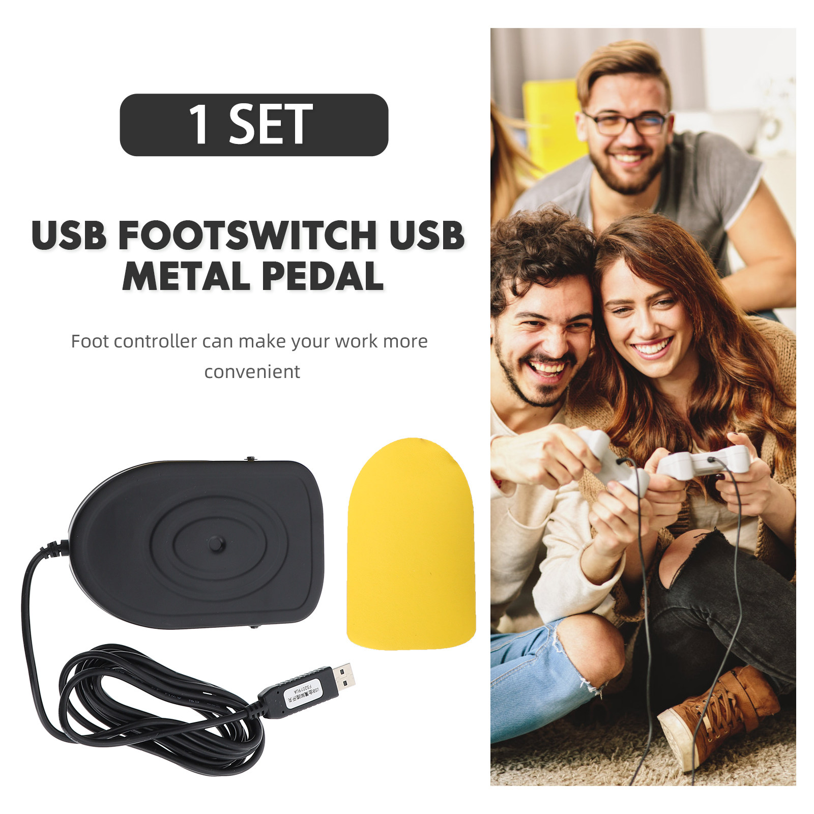 USB Foot Pedal for Gaming Tran - Usb Foot Pedal Gaming recension och pris