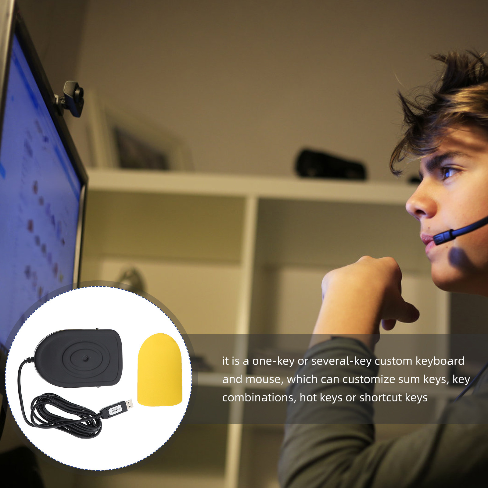 USB Foot Pedal for Gaming Tran - Usb Foot Pedal Gaming recension och pris