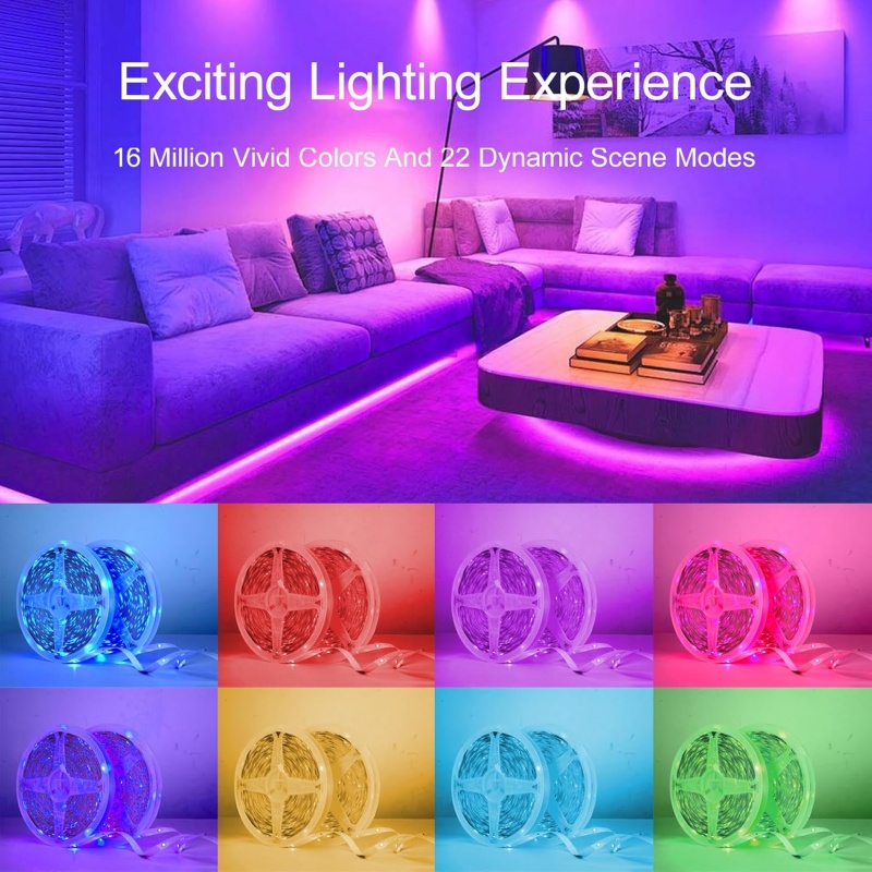 DC 5V USB LED Strip Lights APP - Rgb Light Strip recension och pris