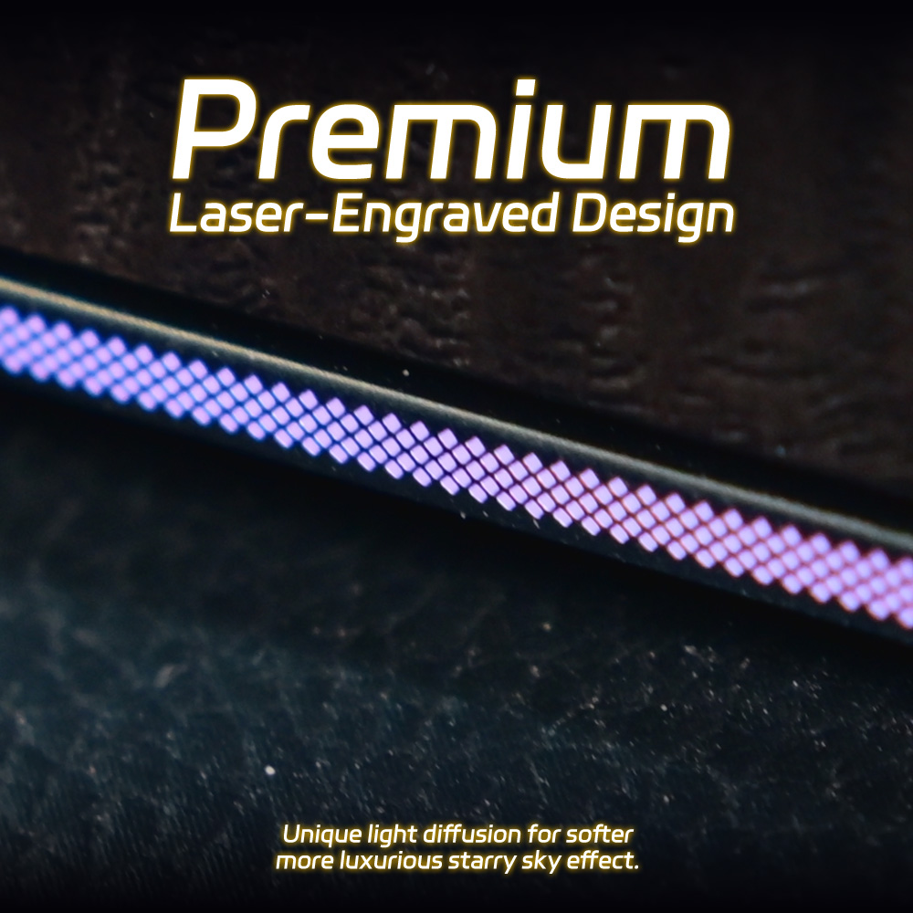 Laser-Engraved 64-Color RGB Am - Rgb Light Strip recension och pris