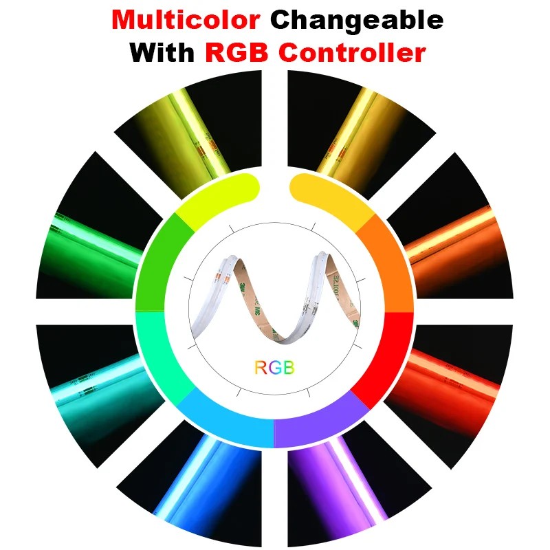 Hot Sale Dotless RGB Dimmable  - Rgb Light Strip recension och pris