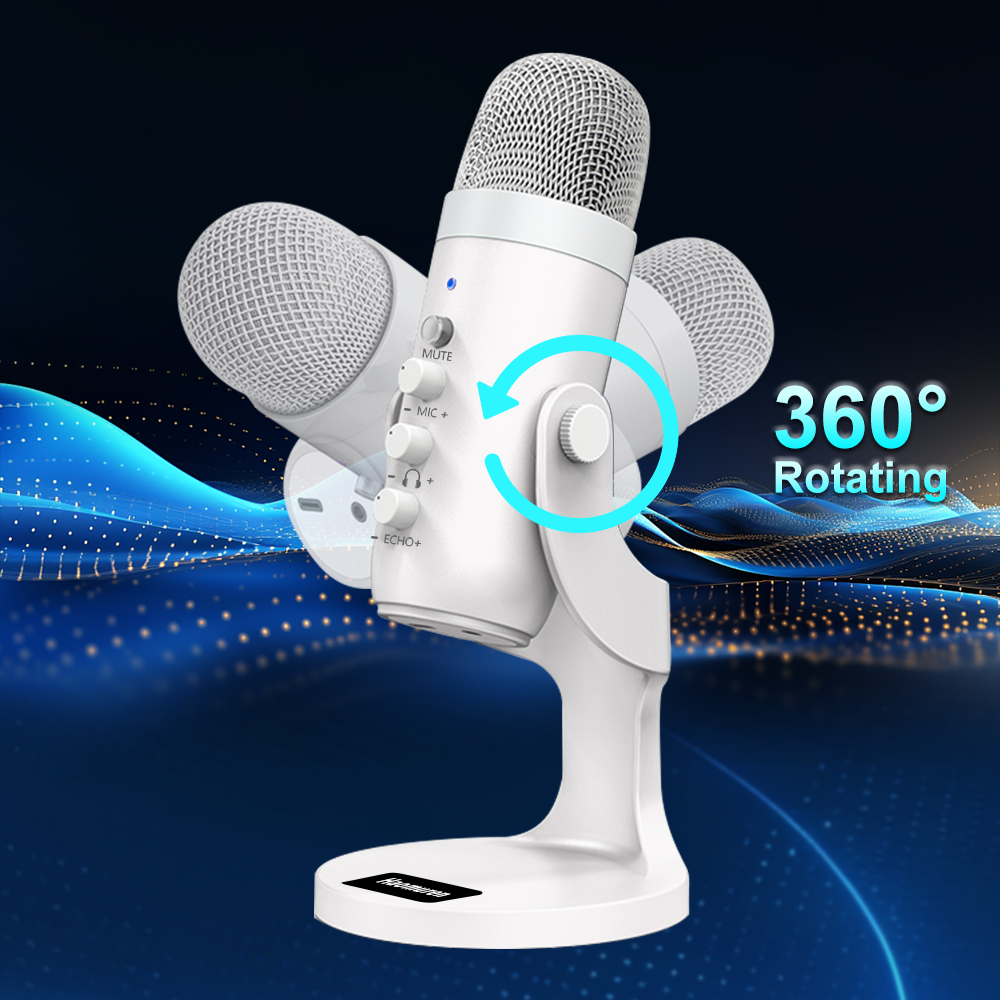 Professional White USB Condens - Pc Gaming Youtubers recension och pris