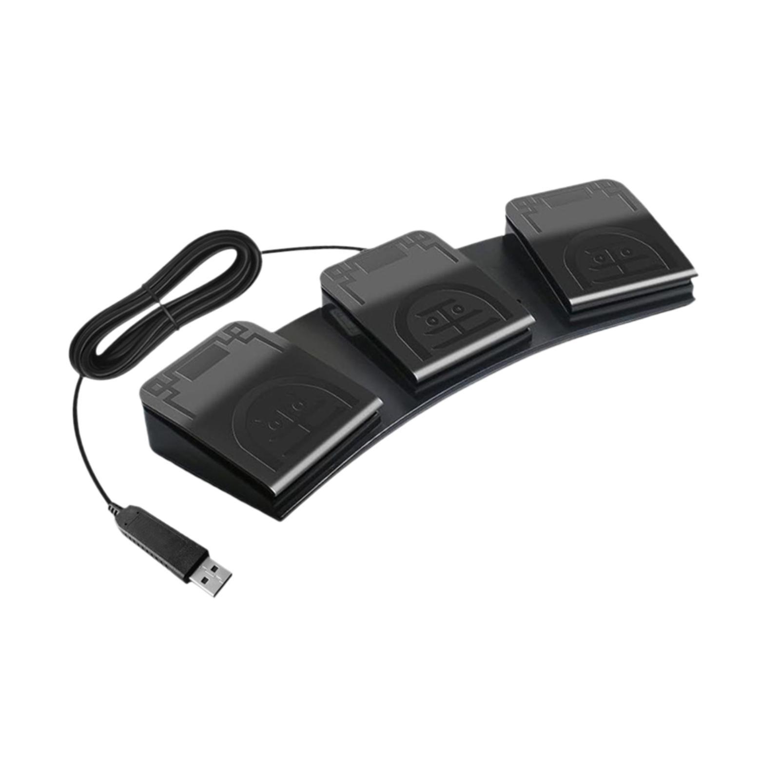 USB Triple Foot Switch Pedal R - Usb Foot Pedal Gaming recension och pris
