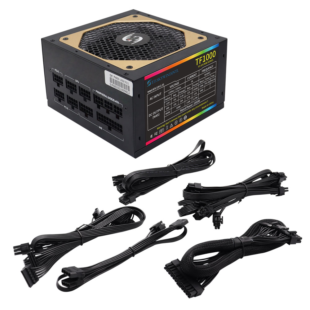 T.F.SKYWINDINTL 1000W Rgb ATX  - Pc Gaming Watt recension och pris