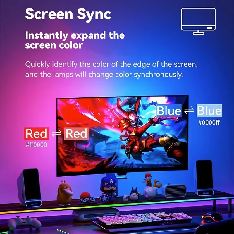 RGB Gaming Lights Strip Monito - Rgb Light Strip recension och pris