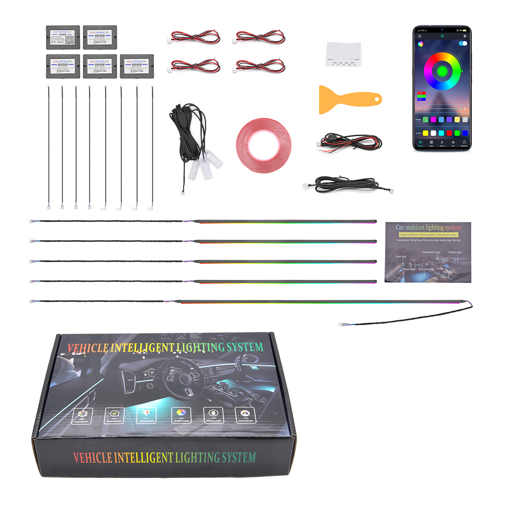 Hot Selling Car Ambient Light  - Rgb Light Strip recension och pris