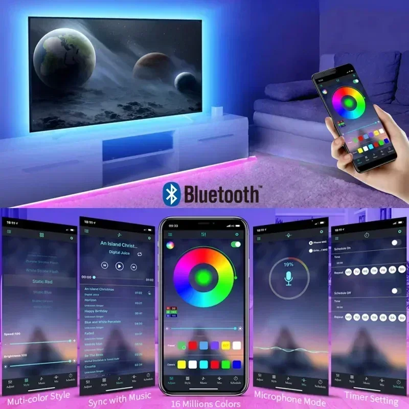 Smart RGB LED Gaming Light Str - Rgb Light Strip recension och pris