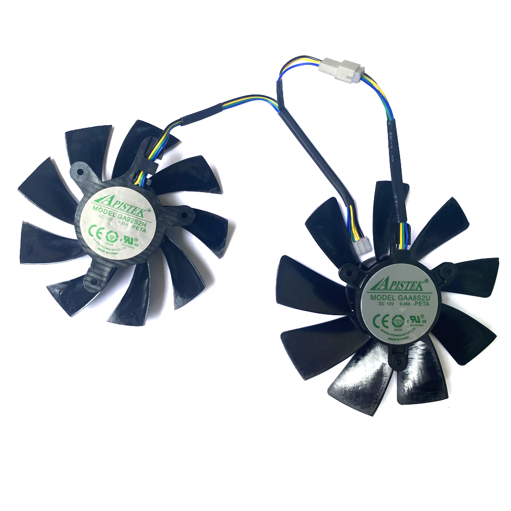 100MM GAA8S2H GAA8S2U 87MM GA9 - Pc Gaming White recension och pris