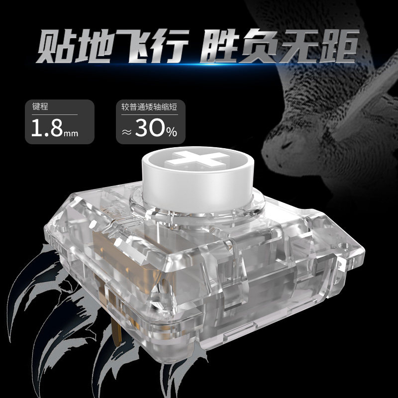 Kailh Choc White Owl Switch Mi - Pc Gaming White recension och pris