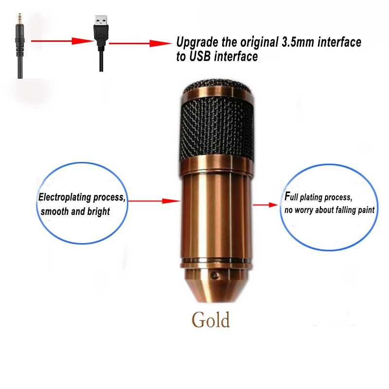 USB Condenser Microphone bm-80 - Pc Gaming Youtubers recension och pris