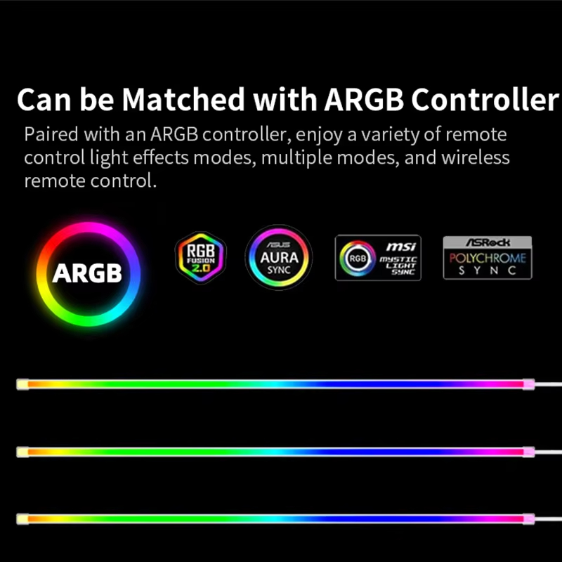 Length 40CM ARGB Colorful Comp - Rgb Light Strip recension och pris