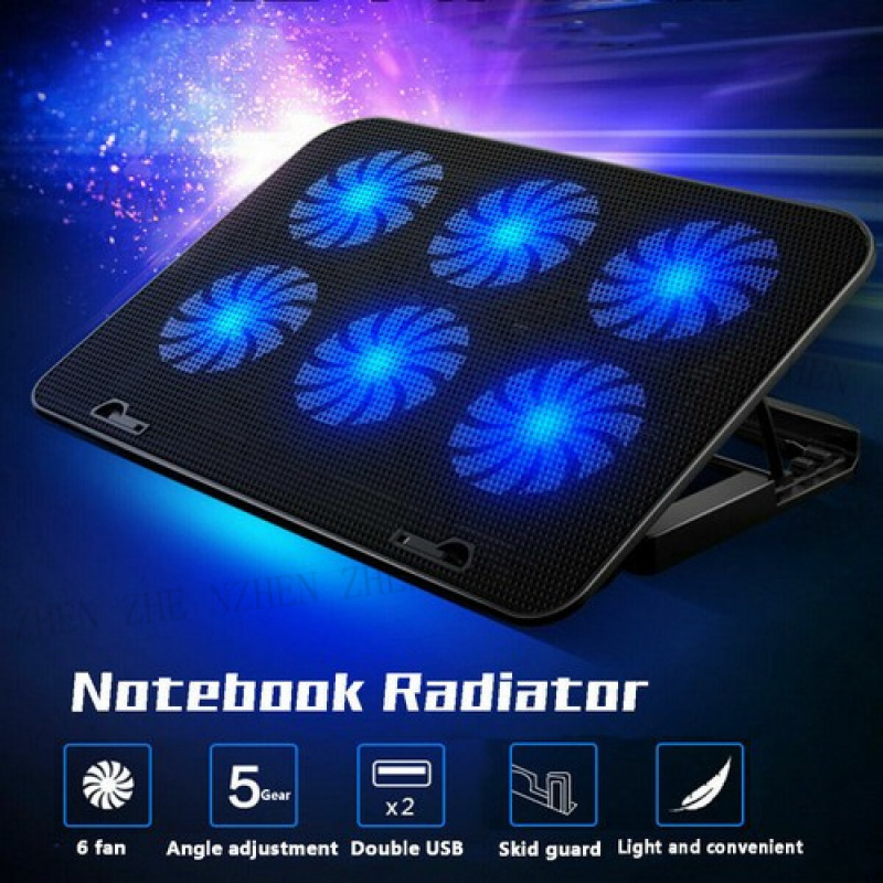 Y 6 Fans USB Cooler Cooling Pa - Laptop Cooling Pad recension och pris