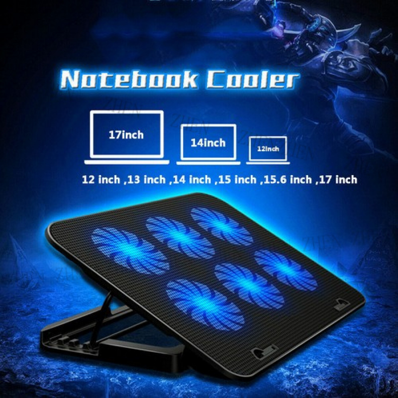 Y 6 Fans USB Cooler Cooling Pa - Laptop Cooling Pad recension och pris