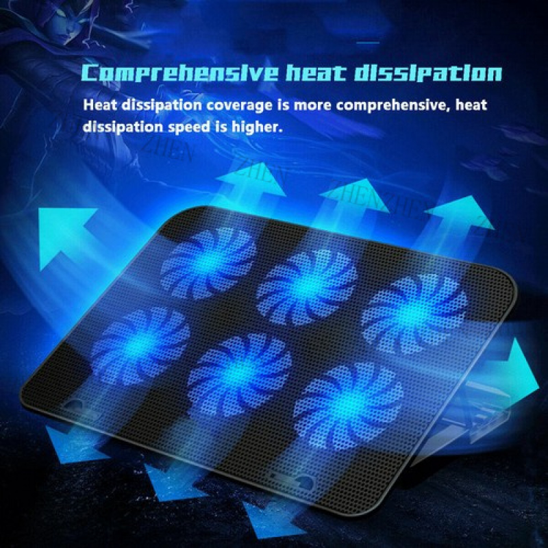 Y 6 Fans USB Cooler Cooling Pa - Laptop Cooling Pad recension och pris