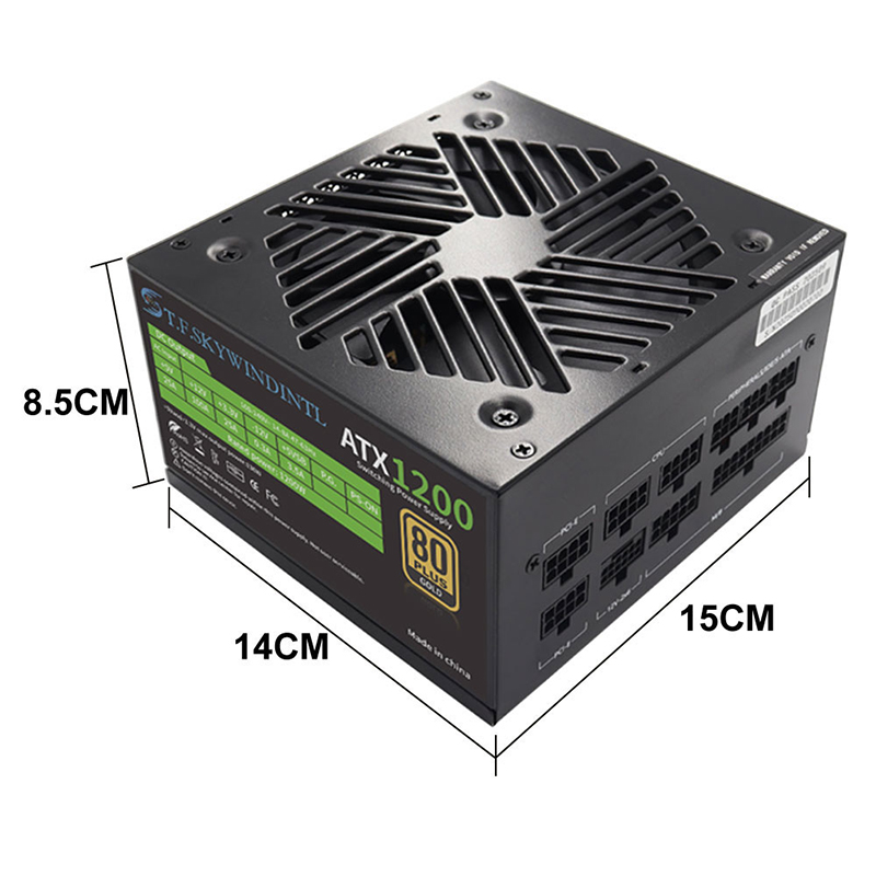 PCIE 5.0 1200W PC Power Supply - Pc Gaming Watt recension och pris