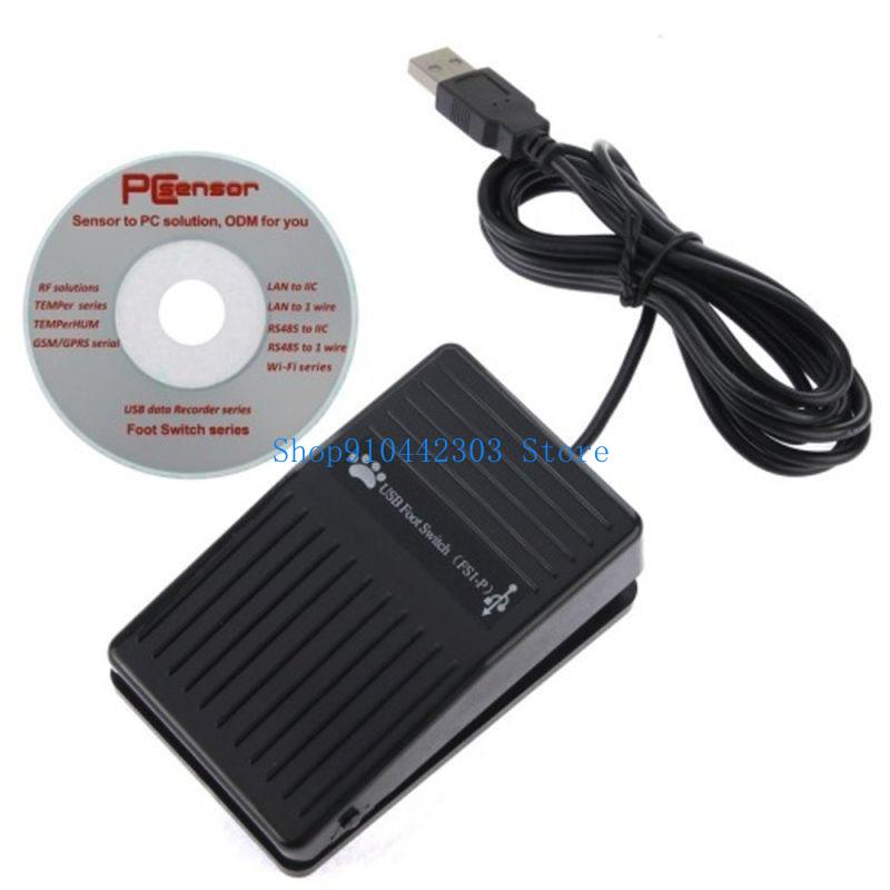652F Upgraded USB Single Foot  - Usb Foot Pedal Gaming recension och pris
