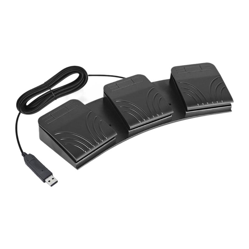 3 USB Foot Pedal Programmable  - Usb Foot Pedal Gaming recension och pris