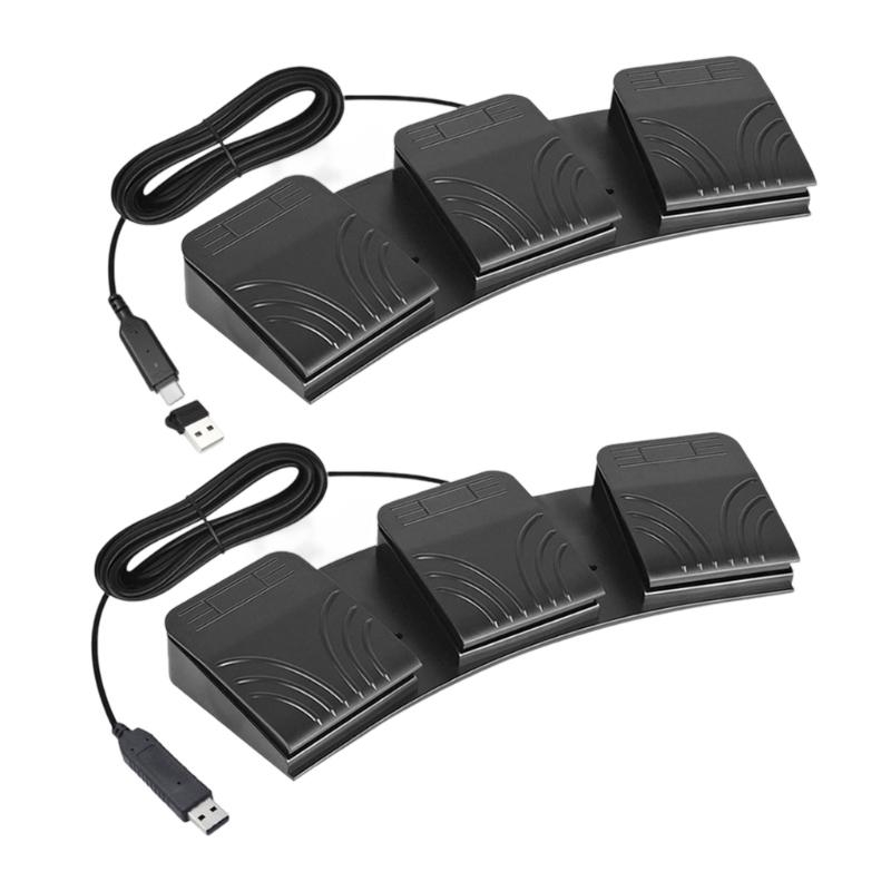 3 USB Foot Pedal Programmable  - Usb Foot Pedal Gaming recension och pris